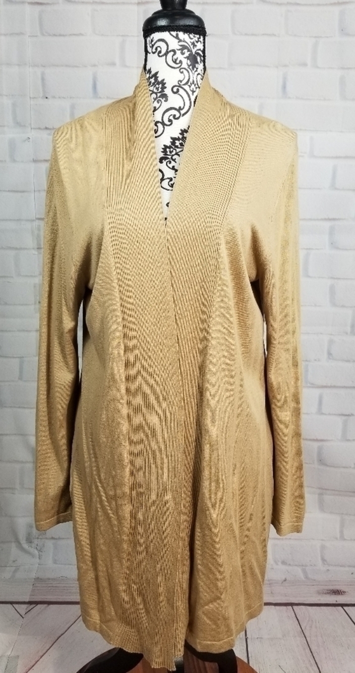 J. McLaughlin open front cardigan long sleeve sz m